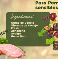 Vitalpet® Premium Food Alimento Hipoalergénico Deshidratado Base Conejo Adulto Para Todas Las Razas
