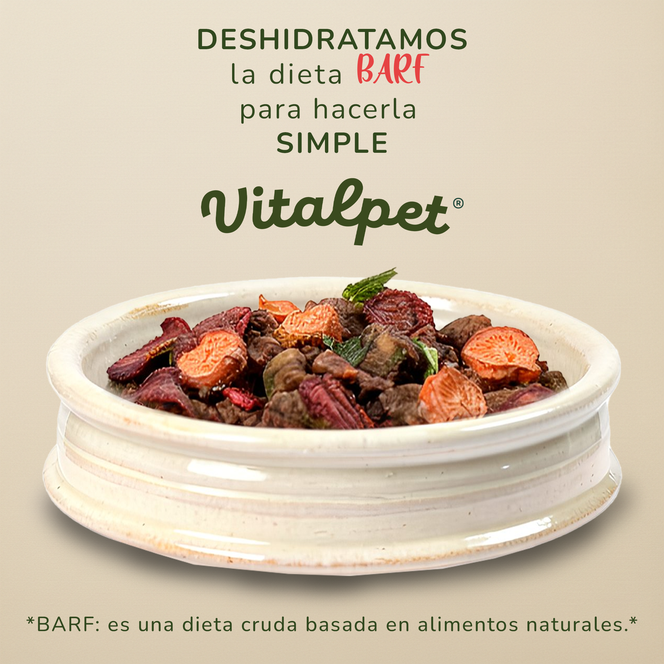 Vitalpet® Premium Food Alimento Hipoalergénico Deshidratado Base Conejo Adulto Para Todas Las Razas